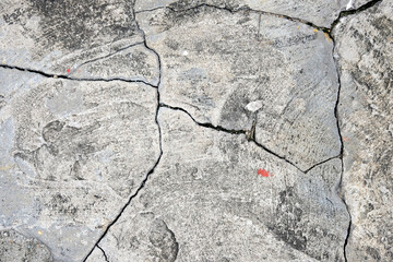 Obraz premium cracked concrete wall