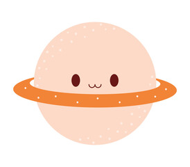 smiling saturn design