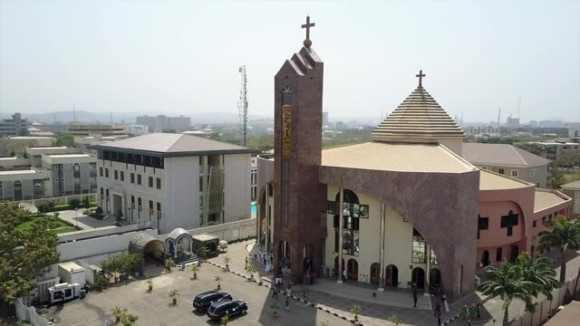 Shot of Catholic Church in Abuja Nigeria