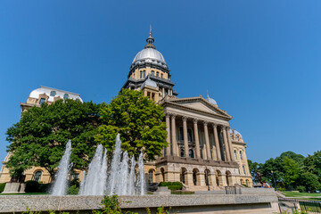 Illinois State Capitol Building - obrazy, fototapety, plakaty