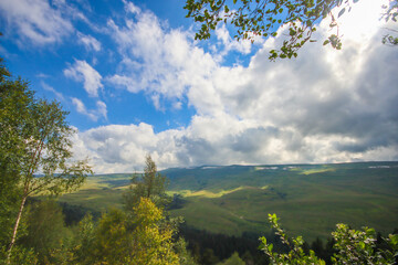 landscape with clouds