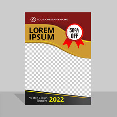 Templates for brochures or pamphlets. easy to edit for advertising purposes, banners, magazines.