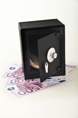 Opened Safe With Euros