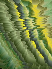 Obraz premium 3D exploding abstract distorted design