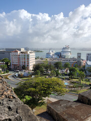 View of the port in San Juan, Puerto Rico