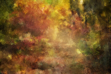 Vintage oil painting background in warm colors