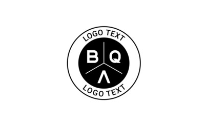 Vintage Retro BPA Letters Logo Vector Stamp
