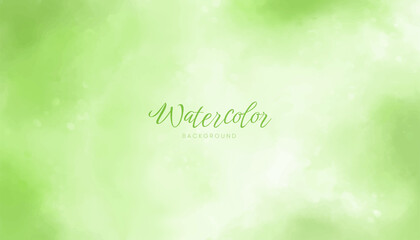 green abstract watercolor texture background design