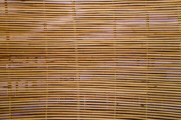 nature background of brown handicraft weave texture rattan surfac