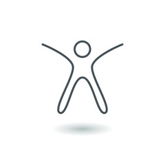 3d person with a smile