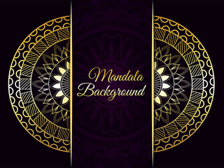 Luxury golden mandala background