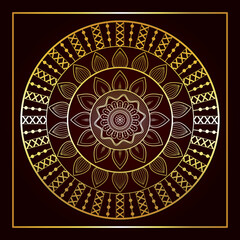 Luxury mandal background