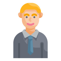 businessman flat icon