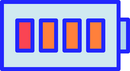 Battery Isolated Vector icon which can easily modify or edit

