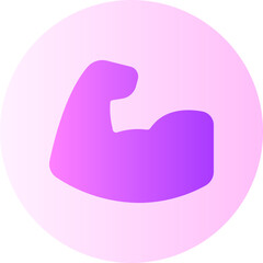 Arm Muscle gradient icon