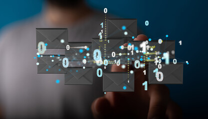 Email Inbox Electronic Communication Graphics Concept