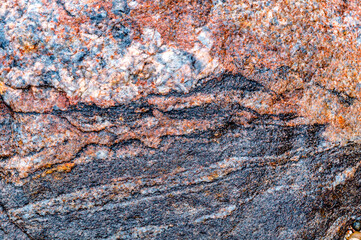 Sea stone texture. Panel texture. Spots gray red background. Background fill. Natural stone background.