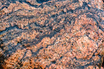 Sea stone texture. Panel texture. Spots gray red background. Background fill. Natural stone background.