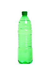 Naklejka premium Plastic bottle of water isolated on white