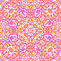 Tile azulejos mosaic seamless pattern, oriental ethnic patchwork
