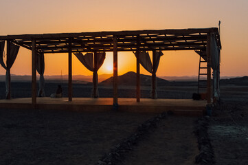 Fototapeta premium sunset on the beach