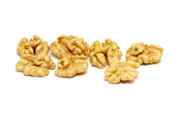 Walnuts isolated on white