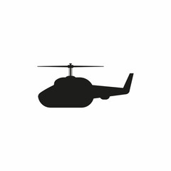 Helicopter icon design isolated on white background