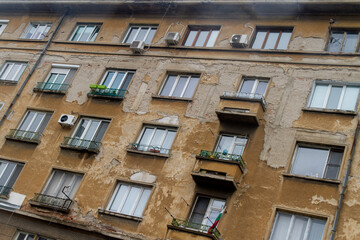 Obraz premium Edificio Antiguo o Old Building en la ciudad de Sofia, pais de Bulgaria