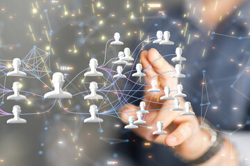team hierarchy connection group digital