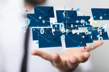 holding letter icon,email icons .Contact us by newsletter email and protect your personal...