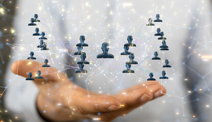 team hierarchy connection group digital