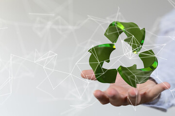 Recycle business digital. eco
