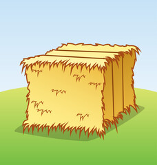 cartoon hay bale © Marty's Art