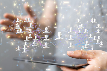 team hierarchy connection group digital