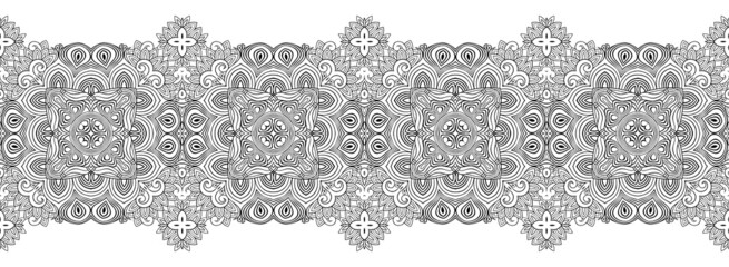Vector abstract decorative ethnic ornamental illustration.