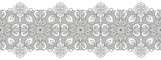 Vector abstract decorative ethnic ornamental illustration.