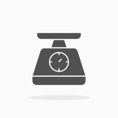 Weight Scale icon. Solid or Glyph Style. Vector illustration. Enjoy this icon for your project.