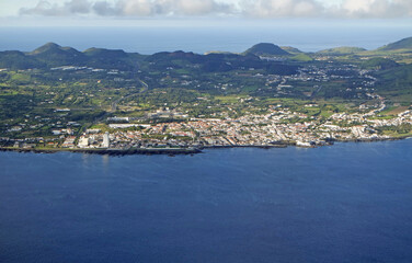 Obraz premium aerial from sao miguel island