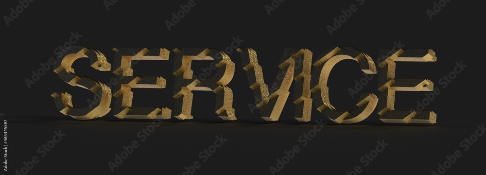 Poster modern help and support in 3d