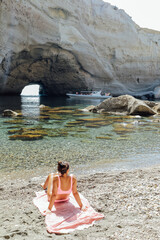 At Sea in Milos, Greece