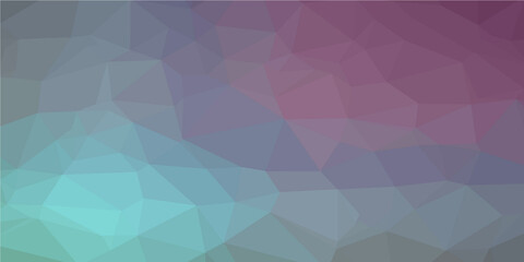 Multicolor polygon pattern. Low poly design
