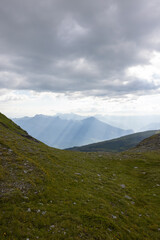 Amazing hiking day in one of the most beautiful area in Switzerland called Pizol in the canton of Saint Gallen. What a wonderful landscape in Switzerland at a sunny day.