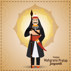 Maharana pratap jayanti celebration background