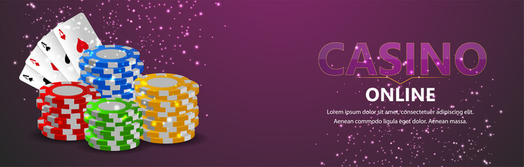Casino online gambling game banner