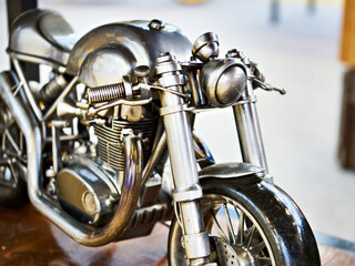 Metal motorcycle model