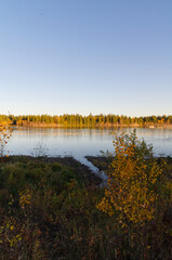 Astotin Lake during an Autumn Evening