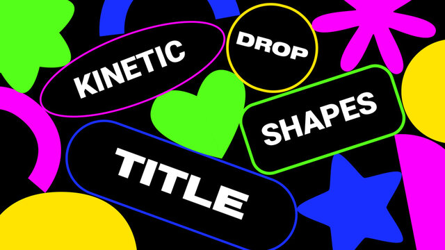Kinetic Drop Shapes Title