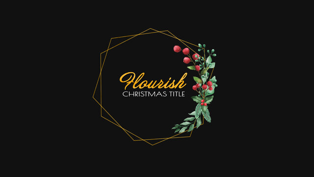 Flourish Christmas Title