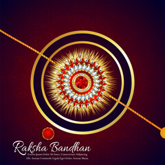 Happy raksha bandhan indian festival celebration background