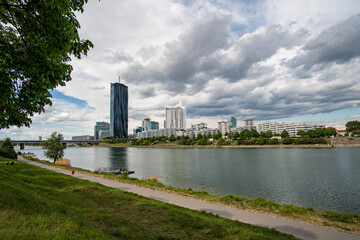 Wien an der Donau Donaucity, Skyline